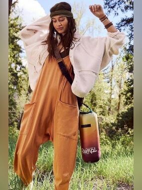 FP Movement by Free People Hot Shot Onesie - Toasted Coconut - XS